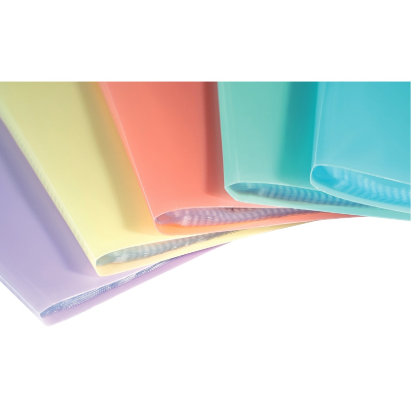 Protège-documents CHROMALINE Pastel 40 vues, coloris assortis