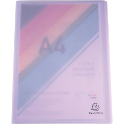 Protège-documents CHROMALINE Pastel 40 vues, coloris assortis