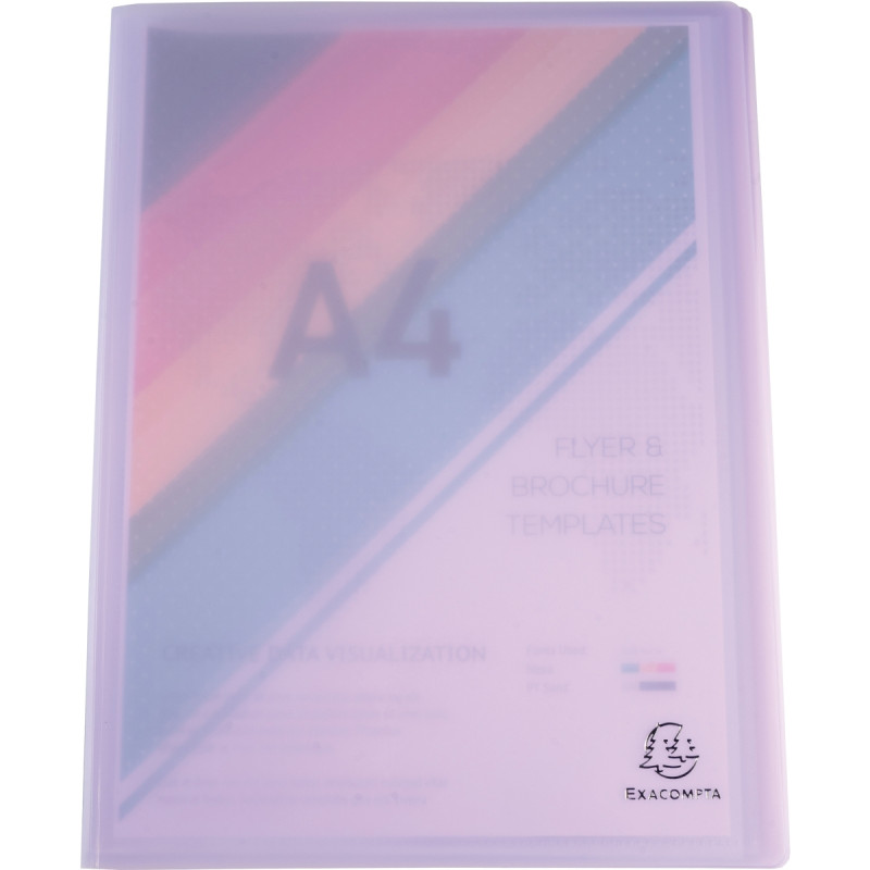 Protège-documents CHROMALINE Pastel 40 vues, coloris assortis