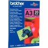 Paquet de 20 feuilles de papier photo brillant marque Brother format A