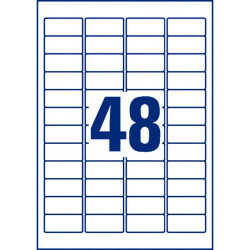 Pochette de 960 étiquettes indéchirables argentées adhésif permanent 4