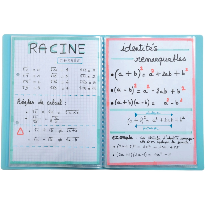 Protège-documents personnalisable KREACOVER Pastel 40 vues, pour forma