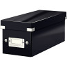 Boite de rangement CLICK&STORE format CD noire