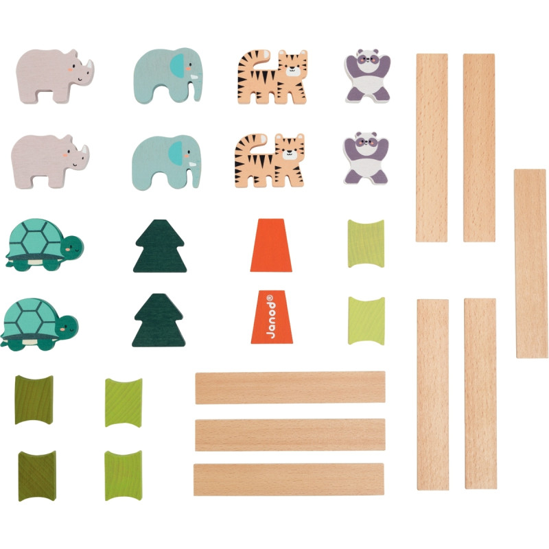 Les animaux équilibristes en bois