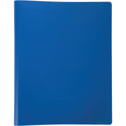 Protège-documents couverture souple en polypropylène 20 vues, bleu