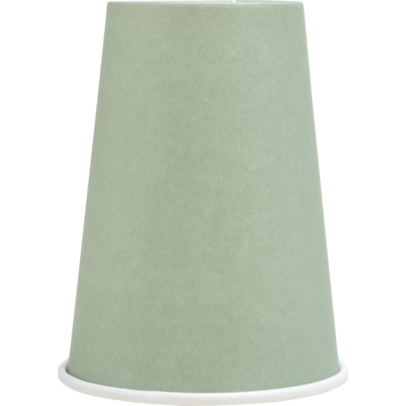 Paquet de 15 gobelets en carton 20CL vert Olive