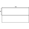 Boîte de 1000 étiquettes d'affranchissement 175x45mm