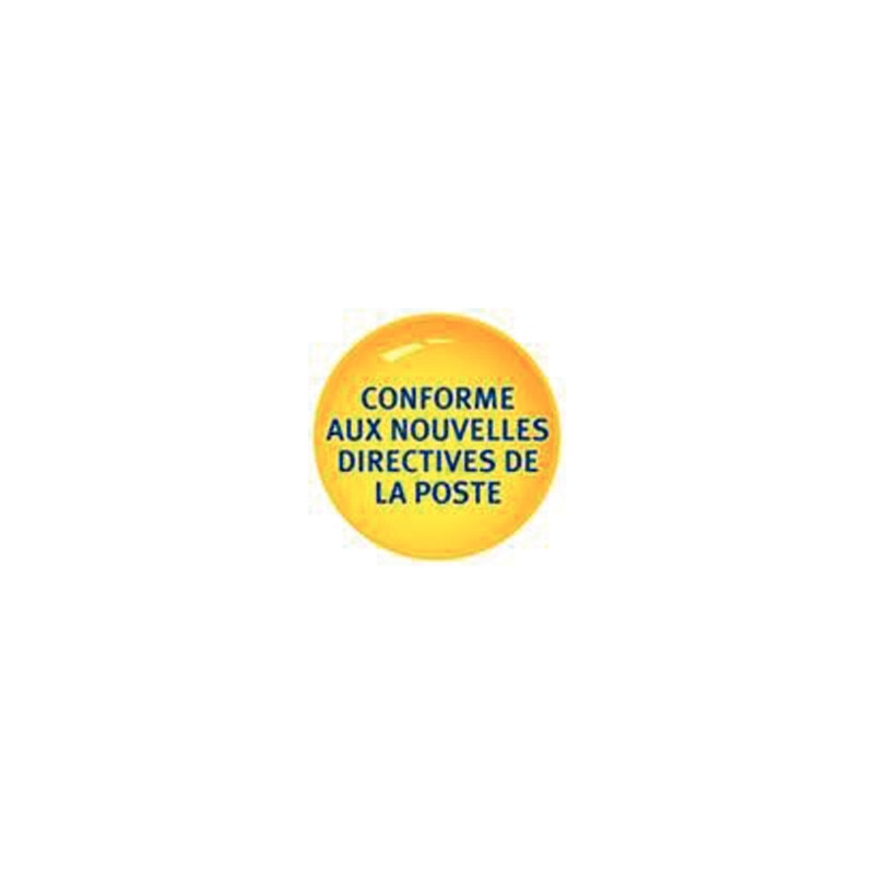 Boîte de 1000 étiquettes d'affranchissement 175x45mm