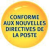 Boîte de 1000 étiquettes d'affranchissement 175x45mm
