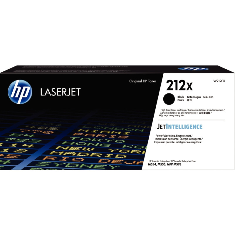 HP 212X toner noir grande capacité authentique (W2120X)