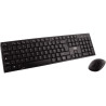 Pack clavier et souris sans fil T'NB Classy couleur noir