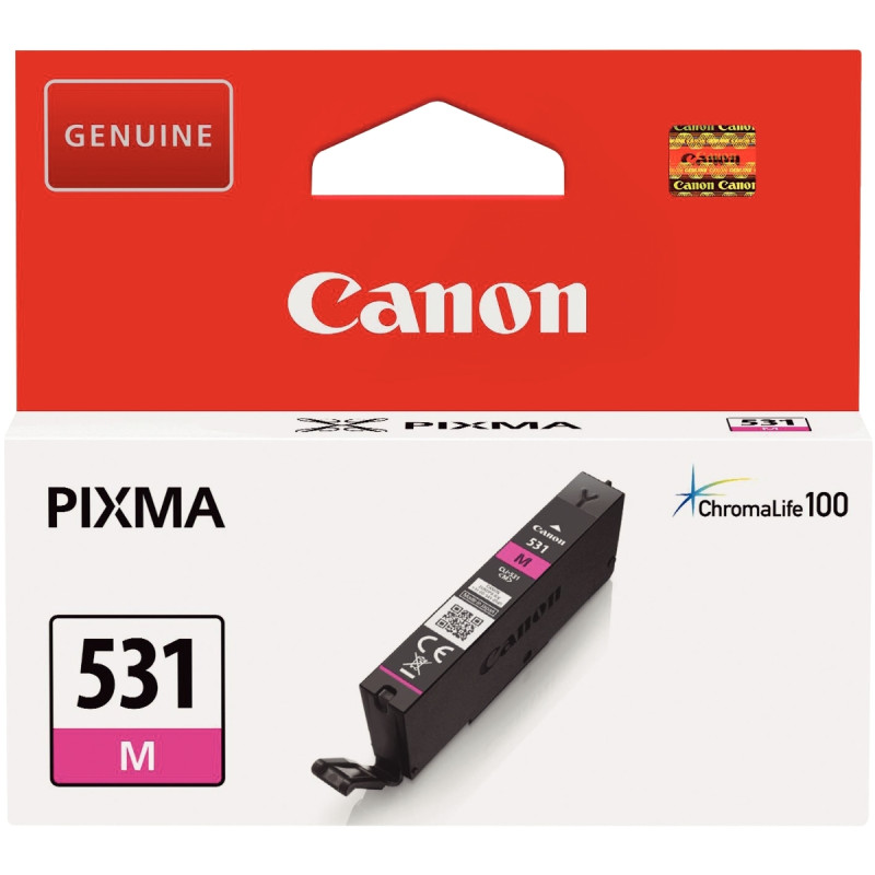 Canon 531 cartouche jet d'encre magenta authentique (CLI-531M)