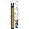 Blister de 3 crayons graphite Noris 2HB