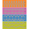 Set de 8 pistes graphiques 100x15cm n°2