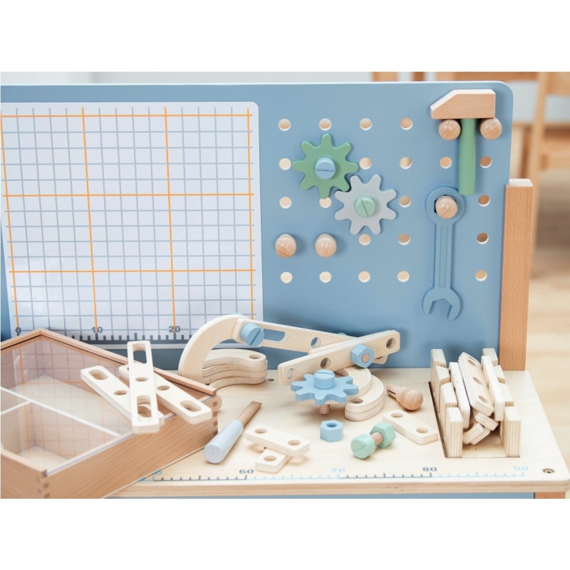 Jeu de construction pastel pour l'établi 43250