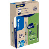 Greenpack de 10 stylos + 10 recharges Ecoball bleues