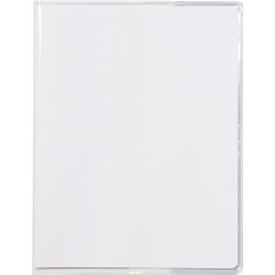 Protège-cahier à rabats en PVC 22/100ème, pour format 17x22 cm, incolo