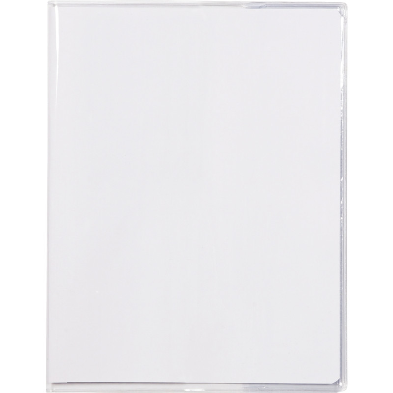 Protège-cahier à rabats en PVC 22/100ème, pour format 17x22 cm, incolo