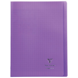 Piqûre 96 pages KOVERBOOK, format A4, seyès 90g, couverture polypropyl