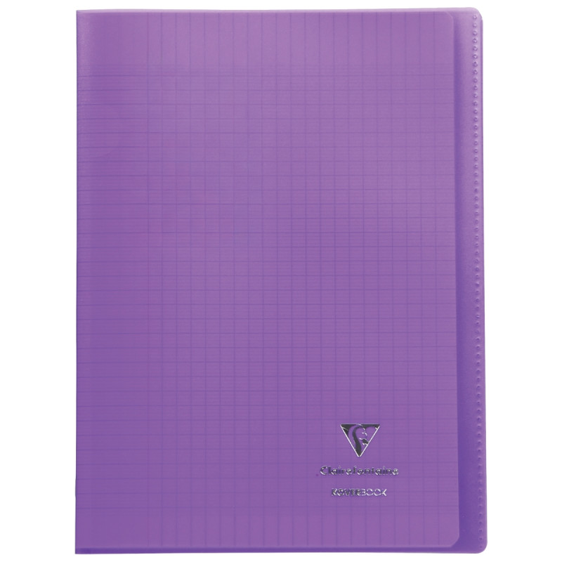Piqûre 96 pages KOVERBOOK, format A4, seyès 90g, couverture polypropyl