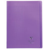 Piqûre 96 pages KOVERBOOK, format A4, seyès 90g, couverture polypropyl