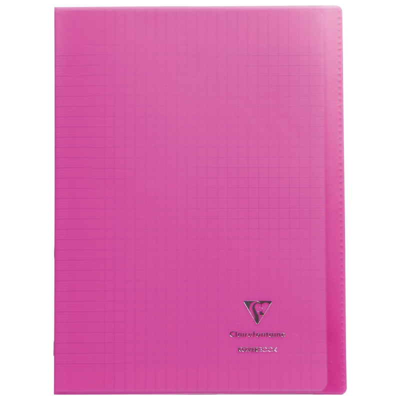 Piqûre 96 pages KOVERBOOK, format A4, seyès 90g, couverture polypropyl