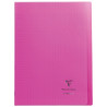 Piqûre 96 pages KOVERBOOK, format A4, seyès 90g, couverture polypropyl