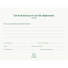 Carnet de bord pour le suivi des déplacements