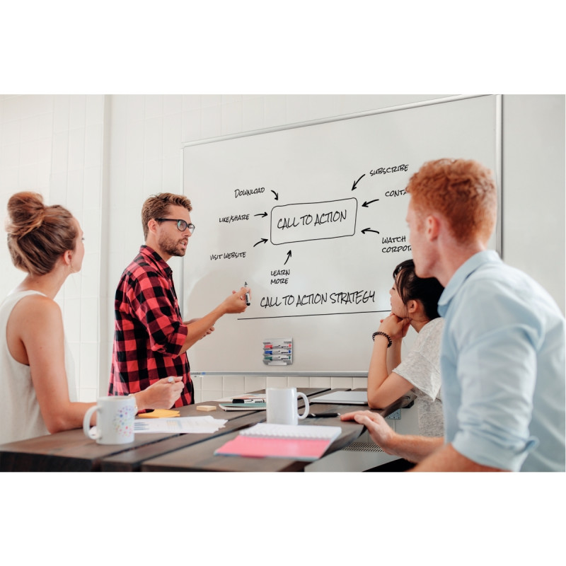 Porte-marqueurs magnétique pour tableau blanc
