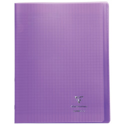 Piqûre 96 pages KOVERBOOK, format 24x32 cm, seyès 90g, couverture poly