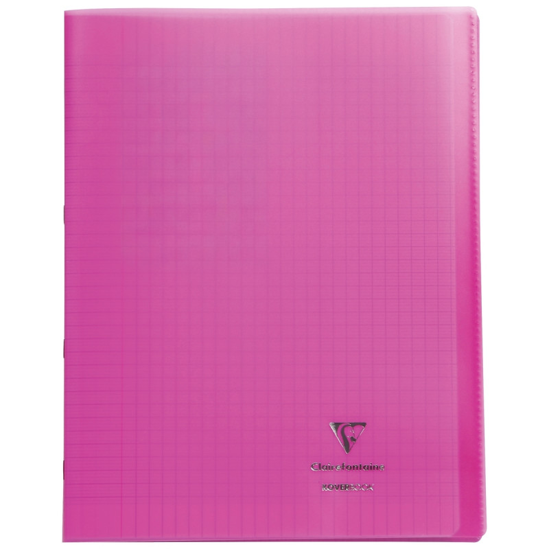 Piqûre 96 pages KOVERBOOK, format 24x32 cm, seyès 90g, couverture poly