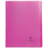 Piqûre 96 pages KOVERBOOK, format 24x32 cm, seyès 90g, couverture poly