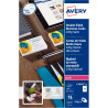 Paquet de 100 cartes de visites blanc satin 85x54mmm 220g