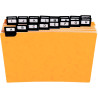 Jeu de 24 intercalaires pour fiches 148 x 210 mm