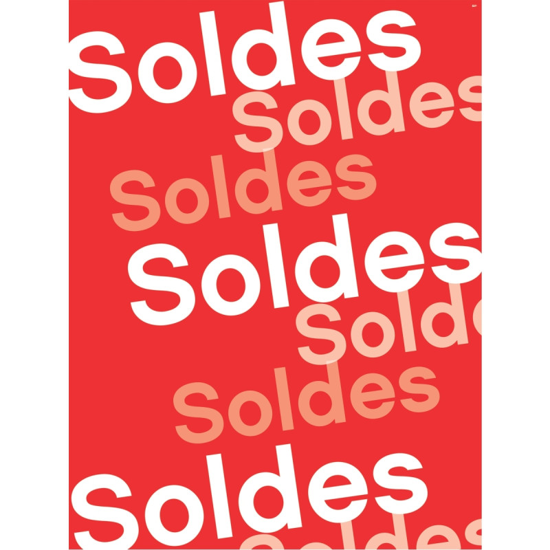 Affiche soldes 60 x 80 cm