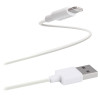 Cordon USB type A vers type Lightning 2m blanc