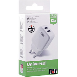 Chargeur secteur 2 ports USB-A