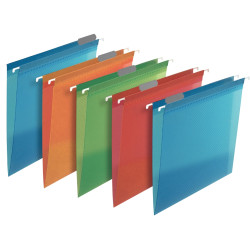 Paquet de 5 dossiers suspendus OXFORD en polypropylène pour tiroir, do