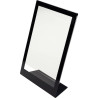Porte-affiches incliné 1 face 210x297mm noir