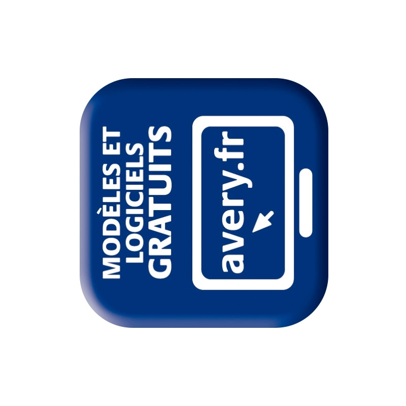 Jeu de 12 intercalaires à onglets personnalisables en polypropylène +