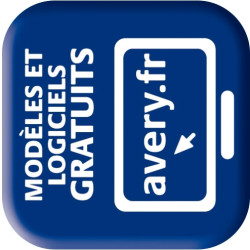 Jeu de 12 intercalaires à onglets personnalisables en polypropylène +