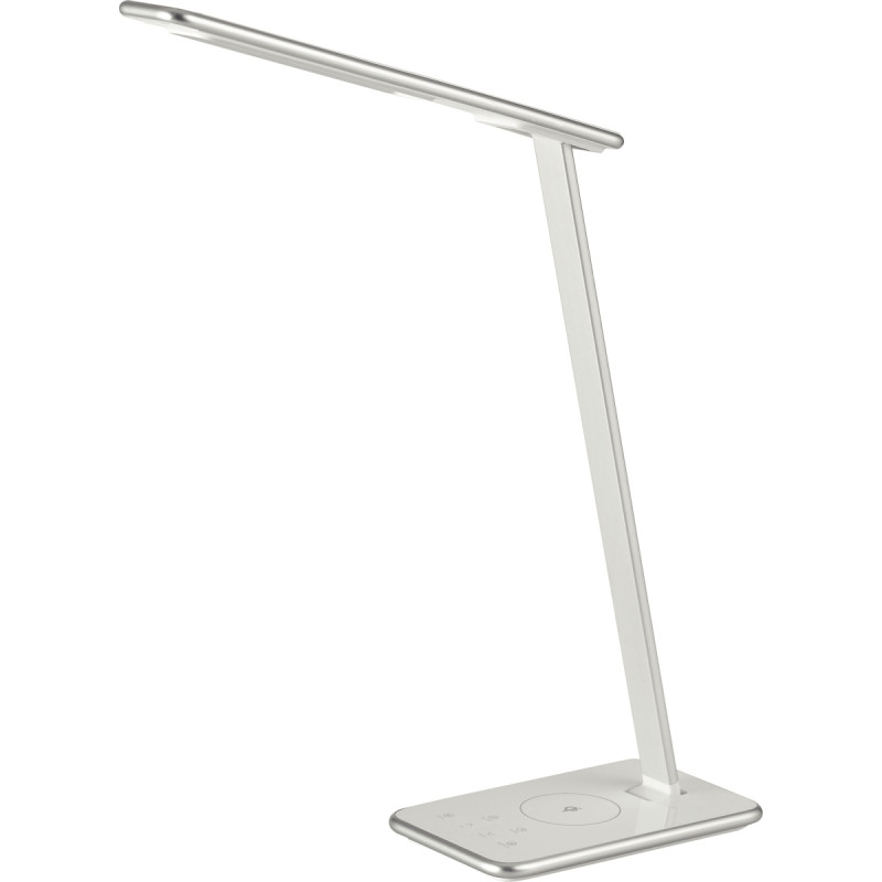 Lampe LED Orbit blanc et argent