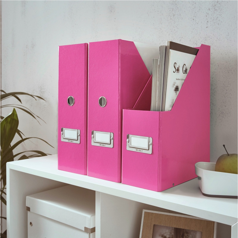 Porte-revues LEITZ CLICK&STORE rose