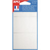 Pochette de 42 étiquettes blanc 25x50mm