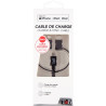 Cordon USB type A vers type C ou micro USB B ou Lightning