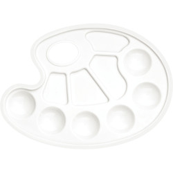 Palette plastique ovale 10 alvéoles