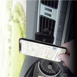 Support magnétique téléphone pour voiture noir