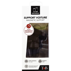 Support magnétique téléphone pour voiture noir