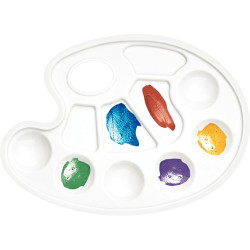 Palette plastique ovale 10 alvéoles