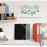 Classeur 4 anneaux en polypropylène OSMOSE RECYC+, format A4, dos 4 cm